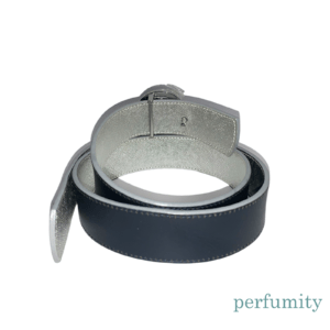 Kate Spade New York Blue Silver Leather Belt NEW SEALED