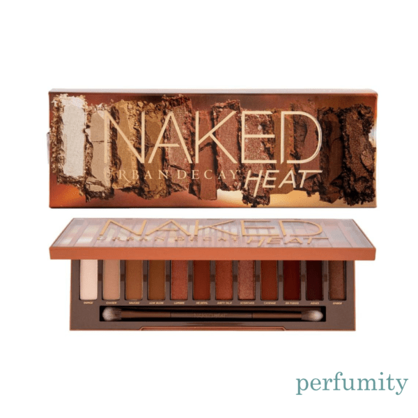 Urban Decay Naked Heat Eyeshadow Palette with Double Ended Brush Full Size NEW