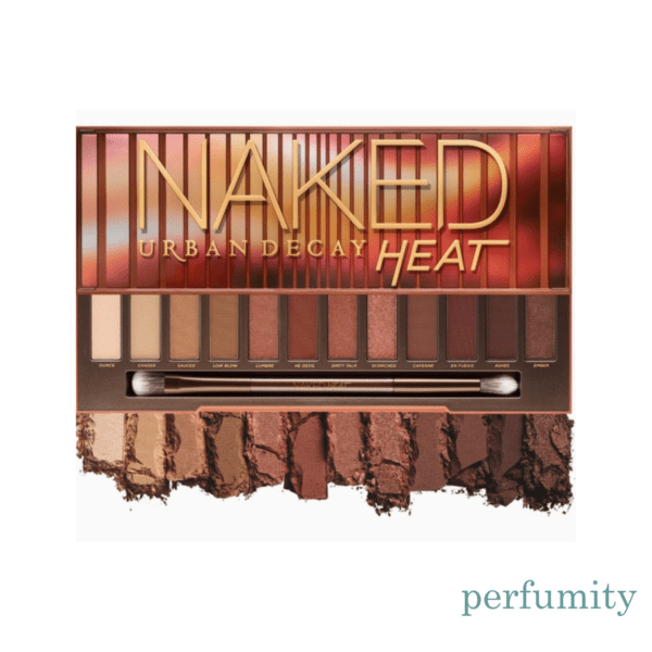 Urban Decay Naked Heat Eyeshadow Palette with Double Ended Brush Full Size NEW - Image 2