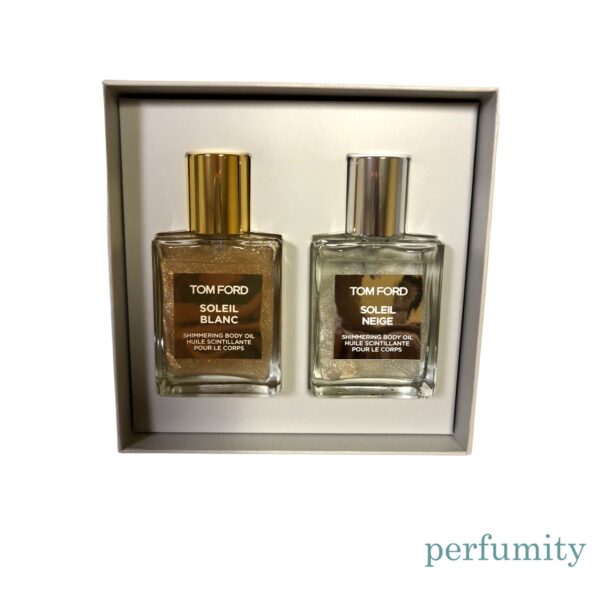 Tom Ford SOLEIL BLANC & SOLEIL NEIGE Shimmering Body Oil Set 1.5 oz / 45 ml NIB - Image 3