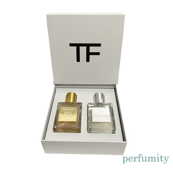 Tom Ford SOLEIL BLANC & SOLEIL NEIGE Shimmering Body Oil Set 1.5 oz / 45 ml NIB - Image 2