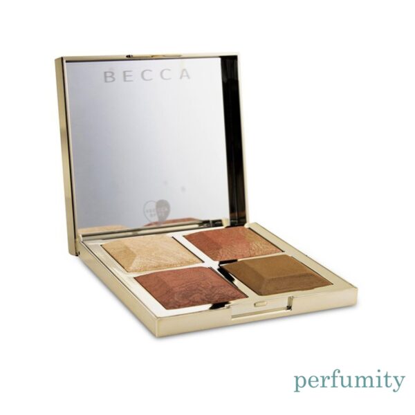 Becca BFF Made with Love By Malika Bronze Blush & Glow Palette GOLD NEW - Image 5