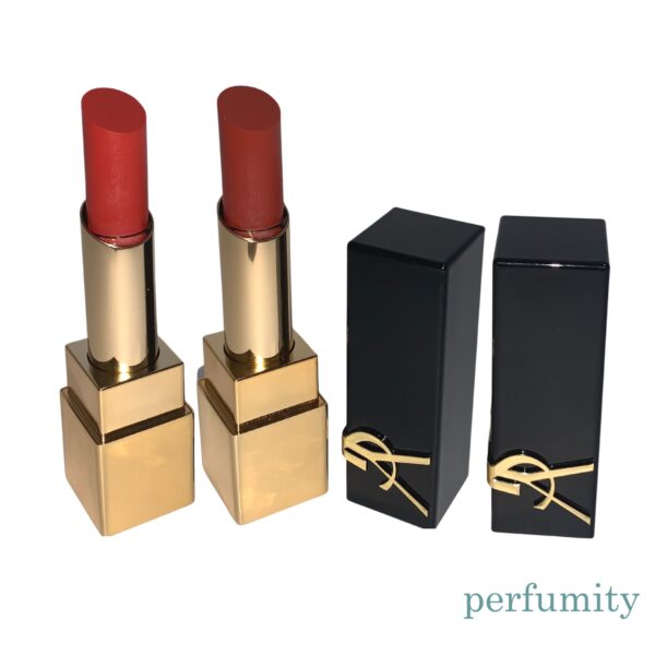 YSL Rouge Pur Couture Bold Lipstick #6 REIGNITED AMBER & #8 FEARLESS CARNELIAN - Image 3