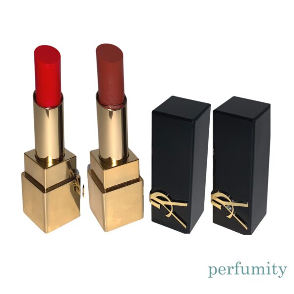 YSL Rouge Pur Couture The Bold Lipstick #6 REIGNITED AMBER & #7 UNINHIBITED FLAME - Image 3