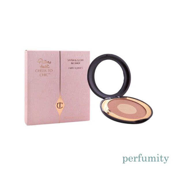 Charlotte Tilbury Cheek To Chic Swish & Glow Blusher PILLOW TALK 0.28 oz / 8 g