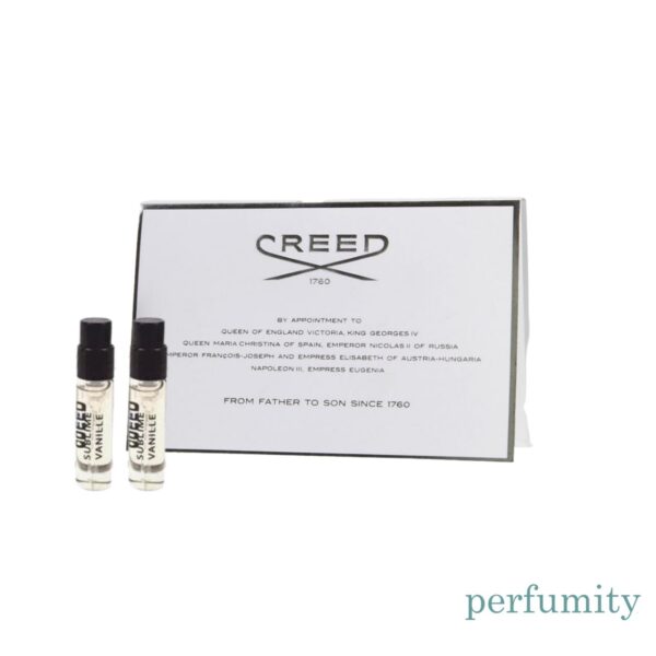 Lot 2 Creed Sublime Vanille 0.08 oz / 2.5 ml Eau De Parfum Sample Vial Spray NEW - Image 2