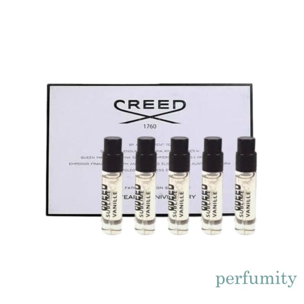 Lot 5 Creed Sublime Vanille 0.08 oz / 2.5 ml Eau De Parfum Sample Vial Spray NEW