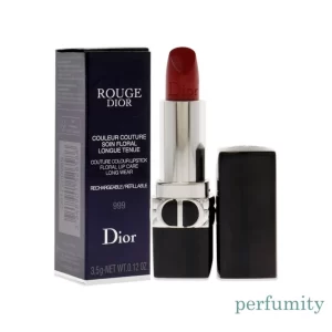 Dior Rouge Dior Refillable Lipstick 999 Satin 0.12 oz / 3.5 g NEW