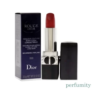 Dior Rouge Dior Refillable Lipstick 999 Matte 0.12 oz / 3.5 g NEW