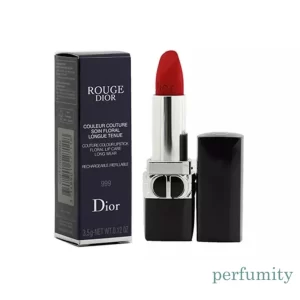 Dior Rouge Dior Refillable Lipstick 999 Velvet 0.12 oz / 3.5 g NEW