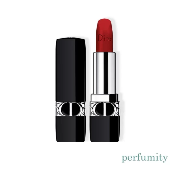 Dior Rouge Dior Refillable Lipstick 999 Velvet 0.12 oz / 3.5 g NEW - Image 2