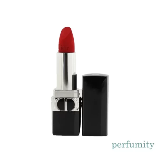 Dior Rouge Dior Refillable Lipstick 999 Velvet 0.12 oz / 3.5 g NEW - Image 3