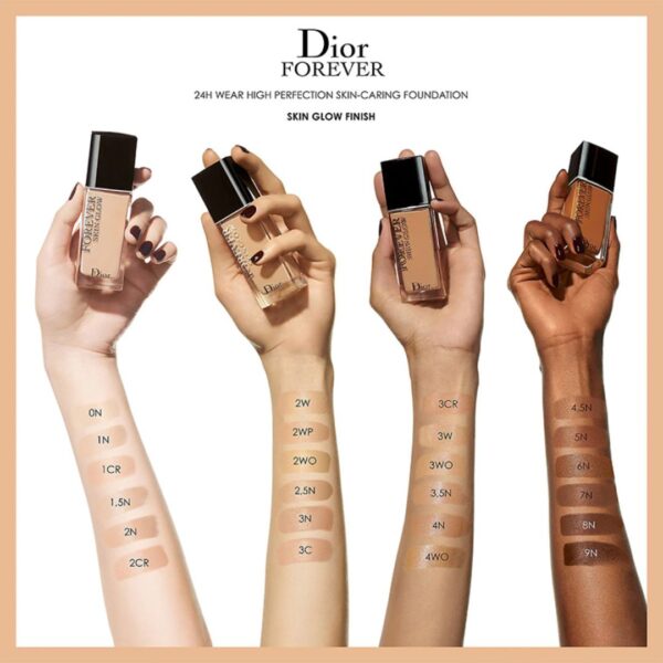 Dior Forever Skin Glow 24hr Radiant Perfection Foundation SPF 15 0N Neutral 1 oz - Image 4