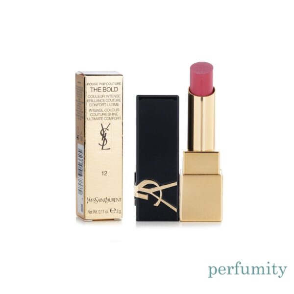 Yves Saint Laurent Rouge Pur Couture THE BOLD 12 Nu Incongru 0.11 oz / 3 g NEW - Image 3