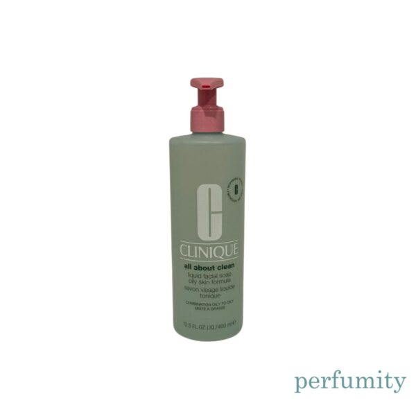 Clinique All About Clean Liquid Facial Soap Oily Skin Formula 13.5 oz / 400 ml
